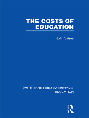 cover image of The Costs of Education